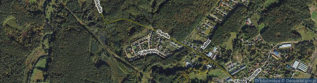 Zdjęcie satelitarne Chabrowa ul.